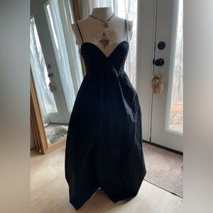 Newbury Kustoms S deep plunge gown gothic dress